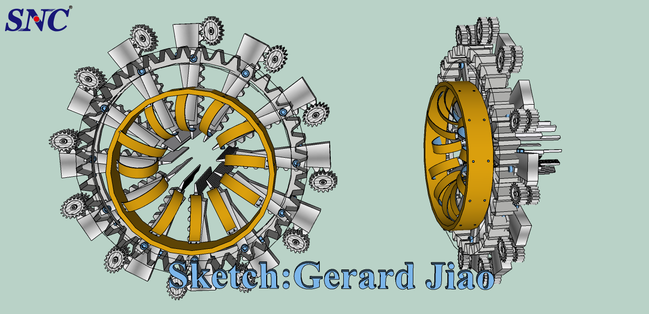 آلة لحام قفص قطب مخروطي