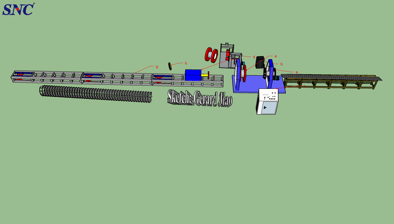 تكوين آلة لحام قفص أ